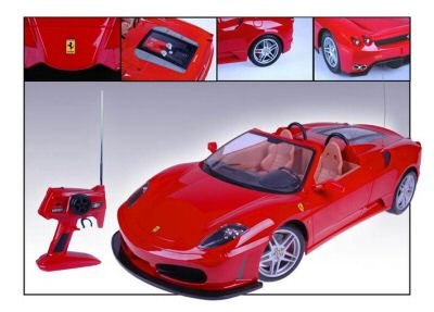 Childrens Toyshop  Third Party New : Ferrari F430 Spider 1:7 Scale Radio Control Sports Car - 100% Official Ferrari Product