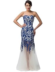 Strapless Sweetheart Tulle  Lace-Up  Ball Gown Evening Dress/Party Dress 