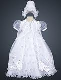 Elegant Ruffled Dress with Embroidered Organza Cape