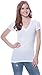 4 Pack Zenana Women's Basic V-Neck T-Shirts