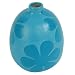 EXP Handmade Blue Terracotta Retro Floral Vase