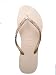 SWAROVSKI CRYSTA SLIM HAVAIANAS GOLD/SILK THONGS SANDALS FLIP FLOPS U.S. SIZES 4-10, BR 41/42 (US 10-10.5)