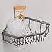 Gatco 1515 8-1/2-Inch Shower or Tub Corner Basket, Satin Nickel