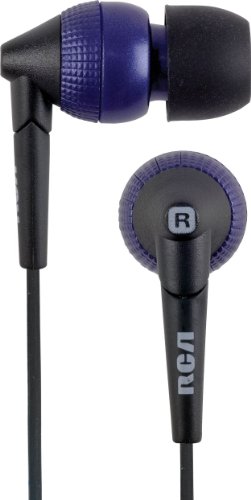 RCA HP820PR WHIPZ Noise-Isolating Earphones (Purple)