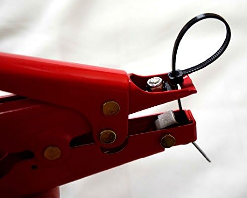Cable Tie Tensioning Tool + 100 Nylon Cable Ties. Loose cable ties? Fix them tight with the cable tie gun