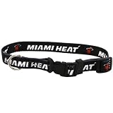 NBA Miami Heat Adjustable Dog Collar (Large)