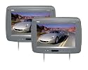 PYLE PL102PHRG Pair of Adjustable Headrests with Built-In 10.2-Inch TFT Monitor and IR Transmitter (Grey Color)