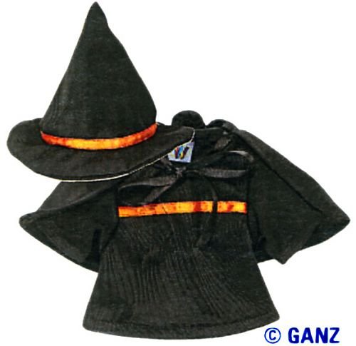 WEBKINZ CLOTHING WITCH OUTFIT WITH FEATURE CODE