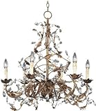 IMAGE OF Maxim Lighting 2851EG Elegante 6-Light Chandelier, Etruscan Gold Finish