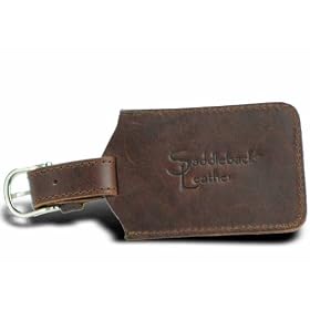 Buy A Full Grain Leather Luggage Tag They'll Fight Over It When You're Dead by Saddleback Leather Co.