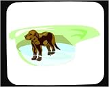 Mouse Pad with bath, bathing, tub, pet, animal, puppy