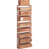 Traditional Redwood Wooden Wine Case Rack - Holds 9 Cases
