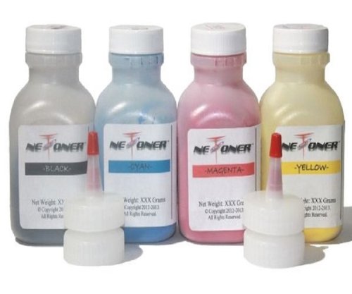 (NOV. 2011 New Upgraded Chips - Made in USA) Samsung CLP-320, CLP-325W, CLX-3185FW (CLP320, CLP325, CLP3185) Toner CLT-K407 CLT-C407 CLT-M407 CLT-Y407 Toner Refill Kit Combo - 4pk (BCMY) by NEWERATONER