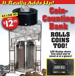 Electronics: ELECTRONIC COIN COUNTER AND SORTER