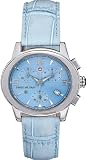 Swiss Military 06-6000-04-023 Dreamland Stainless Steel Light Blue Dial Mineral Womens Watch