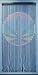 Wooden Beaded Door Curtain ~ Leaf 2 ~ Hand Painted ~ Fits Standard Door Way ~ Approx 31 Strands