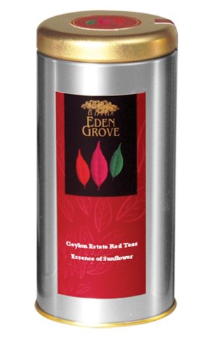 Eden Grove Red Tea Sunflower, 5-Ounce Tins (Pack of 3) by Eden Grove