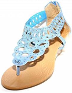 Mario Corti Dalila Denim Sandal With Small Wedge Blue 8