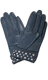 LEATHER GLOVE NAVY