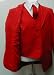 Mens Red Pinstripe Suit - Three Pieces (3pc), Jacket, Vest, and Pants - Made of High Quality Super 130's
