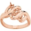 14K Rose Gold Mother's Ring - 4 Gemstone -- YOU CHOOSE THE COLORS!