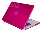 Kuzy - RASPBERRY Pink Crystal 13inch Hard Case Cover for NEW Macbook PRO 13.3 (A1278 with or without Thunderbolt) Aluminum Unibody