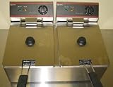Adcraft Double Stainless Steel Fryer Model DF-12L/2