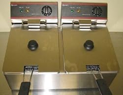 Adcraft DF-6L/2 Commercial Deep Fryer 2 x 6 Liter