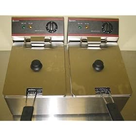 ADCRAFT Deep Fryer 2 Tanks by Deep Fryers