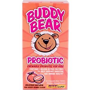 Renew Life Buddy Bear Probiotic, 60-Count