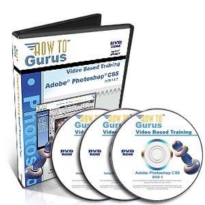 Adobe Photoshop CS5 Training on 3 DVDs, 27 Hours in 327 Video Lessons. Computer Software Video Tutorials