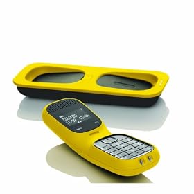 Magicbox Colombo Single DECT Cordless Telephone with Answering Machine - Yellow