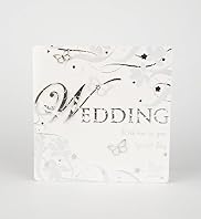 Butterfly Text Wedding Card