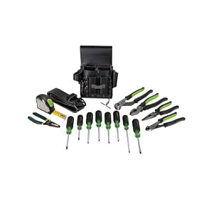 Greenlee 0159-24 Electrician's Tool Kit, Metric, 16 Piece by Greenlee