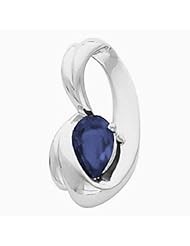 14K White Gold Pear Cut Tanzanite Pendant -- LIFETIME WARRANTY