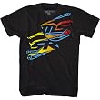 MSR Racing Burst Men's Short-Sleeve Casual Wear Shirt - Black