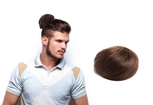 Clip On Instant Man Bun (Brown)