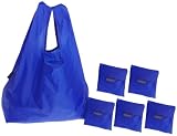 BAGGU Reusable Shopping Tote - 6-Pack,Cobalt,one size