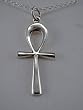 A Smaller Ankh Pendant in Sterling Silver