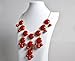 JOTW Bubble Necklace,Statement Necklace, Bubble Jewelry(Fn0508-Red) (G-263)