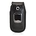 Turtleback Fitted Case Made for Samsung Gusto 3 Flip Phone Black Leather Rotating Removable Belt Clip