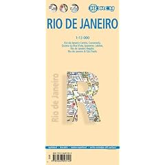 Rio de Janeiro 1 : 13 000: Rio de Janero Centro, Corcovado, Quinta da Boa Vista, Ipanema, Leblon, Rio de Janairo Regiao, Rio de Janeiro & Sao Paulo