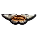 Honda Vintage Patch- Grey Wings- 4x1 ~P-5
