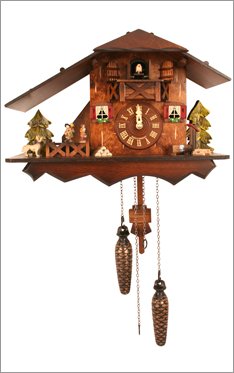 Black Forest German Cuckoo Moving Dancers