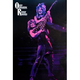 Ozzy Osbourne and Randy Rhoads Purple & Black POSTER 23.5 X 34 (poster sent from USA in PVC pipe)