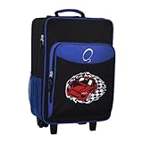 O3 Kids Rolling Luggage with Integrated Snack Cooler, Racecar