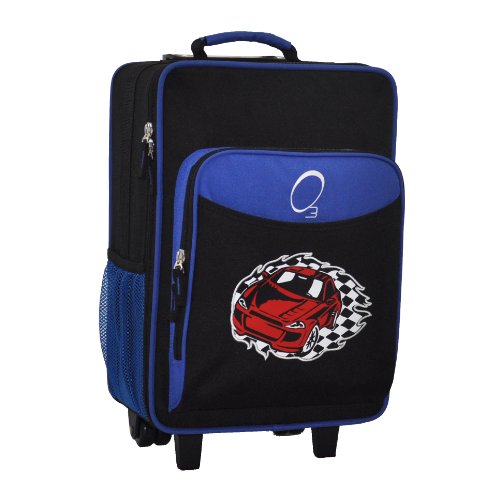 O3 Kids Luggage with Intergrated Snack Cooler, Racecar