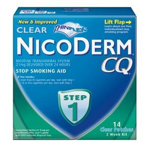 Nicoderm CQ Step 1 14 Clear Patches 2-Week Kit
