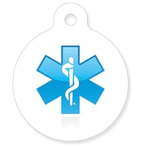 Medical ID - Cerebral Palsy - Modern Caduceus Symbol by Medical Tag Art