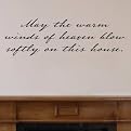 Wall Appliqué - May The Warm Winds Of Heaven